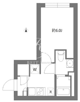 シティウォーク品川中延 205 間取り図