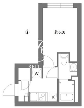 シティウォーク品川中延 405 間取り図