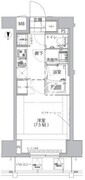 ハーモニーレジデンス両国ウォーターフロント 802 間取り図