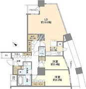 ザ・パークハウス西新宿タワー60 5101 間取り図