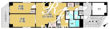 金太郎ヒルズ361 701 間取り図