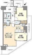 ブランズ芝浦 1005 間取り図