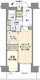 ブランズ芝浦 201 間取り図