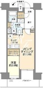 ブランズ芝浦 502 間取り図