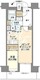 ブランズ芝浦 602 間取り図