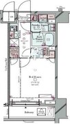 コンシェリア町屋 503 間取り図