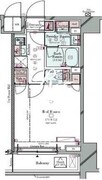コンシェリア町屋 602 間取り図