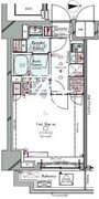 コンシェリア町屋 603 間取り図