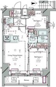 コンシェリア町屋 701 間取り図
