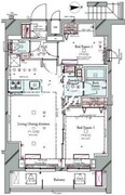 コンシェリア町屋 1001 間取り図
