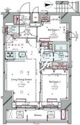 コンシェリア町屋 1101 間取り図