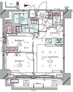 コンシェリア町屋 802 間取り図