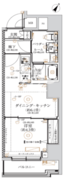 ガリシア森下6 202 間取り図