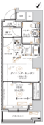 ガリシア森下6 502 間取り図