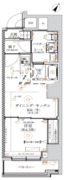 ガリシア森下6 1102 間取り図
