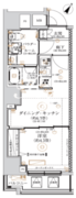 ガリシア森下6 401 間取り図