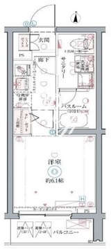 クレヴィスタ井荻 201 間取り図