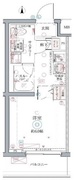 クレヴィスタ井荻 502 間取り図