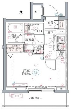 クレヴィスタ井荻 209 間取り図
