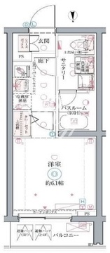 クレヴィスタ井荻 212 間取り図