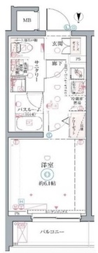 クレヴィスタ井荻 213 間取り図