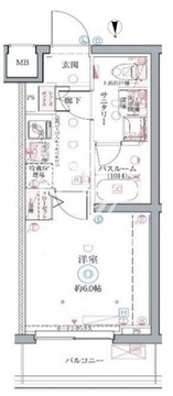 クレヴィスタ井荻 310 間取り図