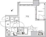 ハーモニーレジデンス早稲田夏目坂 403 間取り図