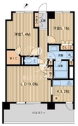 HF若林公園レジデンス 512 間取り図