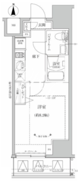 リルシア亀有 302 間取り図