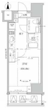 リルシア亀有 902 間取り図