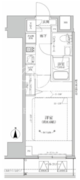 リルシア亀有 203 間取り図