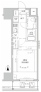 リルシア亀有 403 間取り図