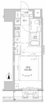 リルシア亀有 603 間取り図