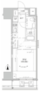 リルシア亀有 1203 間取り図