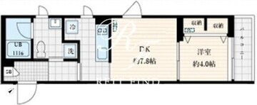 フレア本町 205 間取り図