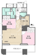 ザ・パークハウス麹町三丁目 305 間取り図
