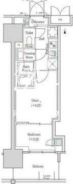 ブルックサイドレジデンス木場 508 間取り図