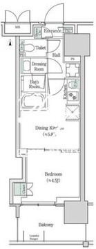 ブルックサイドレジデンス木場 515 間取り図