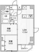 エスレジデンス亀戸バーム 501 間取り図