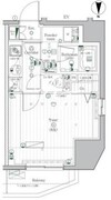 プレミアムキューブ駒込 401 間取り図