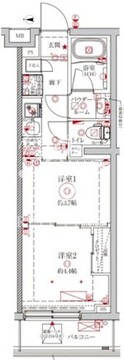 クレイシアIDZ中野野方 313 間取り図