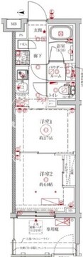 クレイシアIDZ中野野方 112 間取り図