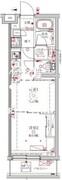 クレイシアIDZ中野野方 210 間取り図