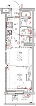 クレイシアIDZ中野野方 214 間取り図
