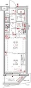 クレイシアIDZ中野野方 218 間取り図
