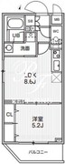 アリビス志村三丁目 301 間取り図
