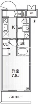 アリビス志村三丁目 102 間取り図