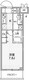 アリビス志村三丁目 102 間取り図