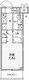 アリビス志村三丁目 202 間取り図
