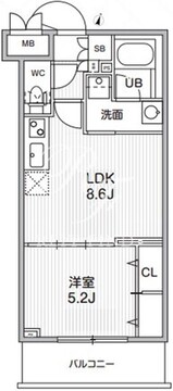 アリビス志村三丁目 103 間取り図